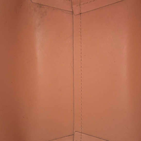 Mansur Gavriel black leather bucket bag, pink inside - Picture 10 of 13